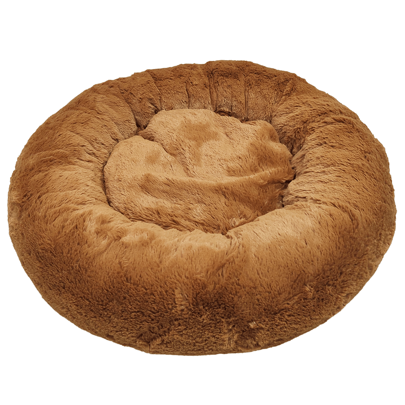 Cama Pet Caminha Redonda Pelúcia Nuvem Cachorro Gato 50 x 50cm