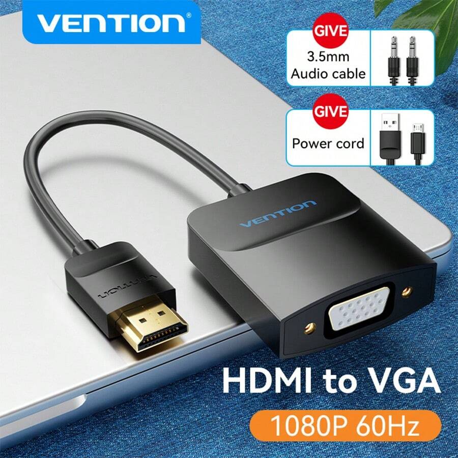VENTION To VGA Adapter Gold-Plated Male To Female, Duplicate Extend ...