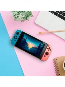 Insten Dockable Clear Case For Nin-Tendo Switch Console And Joycon Controllers, Detachable 3-In-1 Crystal Hard Shell Protective Non Slip Cover With Ergonomic Grip