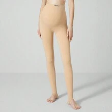 單入組女性150克滿滿孕婦秋天裸色打底褲,無絨毛