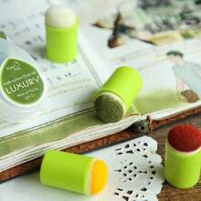 Sponge Finger Fingerpaint Drawing Sponge Foam Finger Chalk Ink Handmade Diy Craft Inking Home Staining Painting Tool - Multicolor - View 5