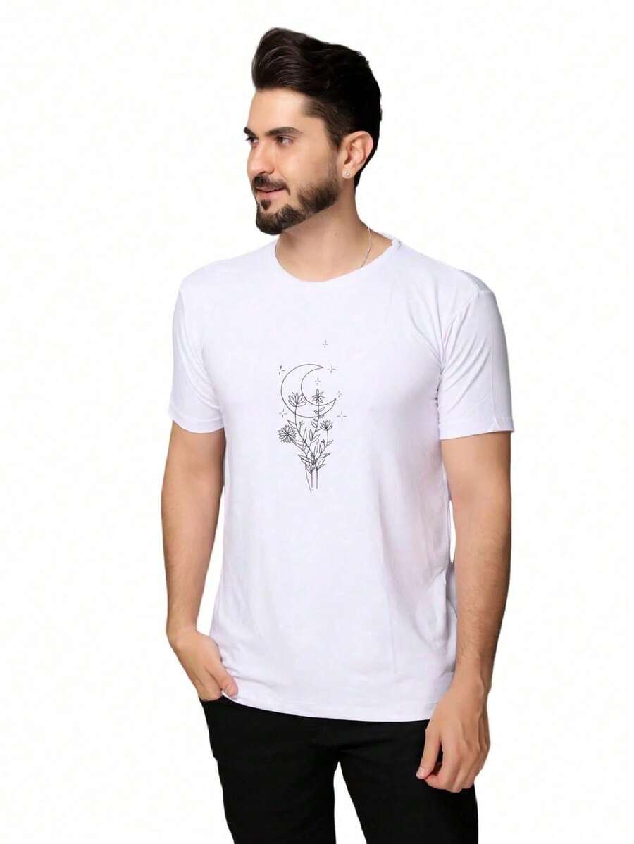 Men T-Shirts - 白色 - 查看 1