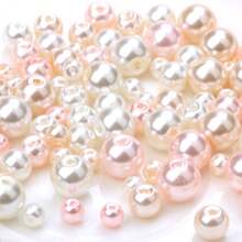 Tròn Ngọc trai Giả Bao mỏng Ly 4MM 6mm 8mm Kích thước hỗn hợp Lỏng lẻo Spacer Hạt DIY Làm đồ trang sức Đối với Thủ công mỹ nghệ Mặc hàng ngày - Ba kích cỡ, hỗn hợp nhiều màu sắc - Xem 10