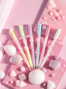 1pc Pen Shaped Quick Drying Glue Point Pen Creative Colorful Glue Pen - Green - View 1