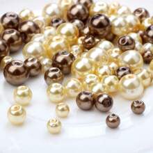 Tròn Ngọc trai Giả Bao mỏng Ly 4MM 6mm 8mm Kích thước hỗn hợp Lỏng lẻo Spacer Hạt DIY Làm đồ trang sức Đối với Thủ công mỹ nghệ Mặc hàng ngày - Ba kích cỡ, hỗn hợp nhiều màu sắc - Xem 22