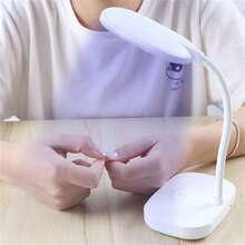 12w Led專業美甲燈,8顆led燈珠,可彎曲的軟管設計方便攜帶,可用於所有美甲油和凝膠,適用於家用和美甲專業店使用,白凝膠和構造凝膠皆適用 - 白色 - 查看 5