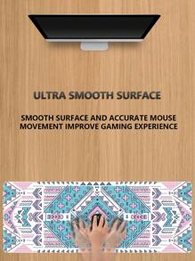 1入幾何圖案遊戲滑鼠墊,適用於電腦/筆記本電腦辦公室使用 - 彩色 - 查看 3