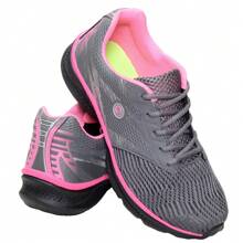 Women Wedge Sneakers - Xám - Xem 3