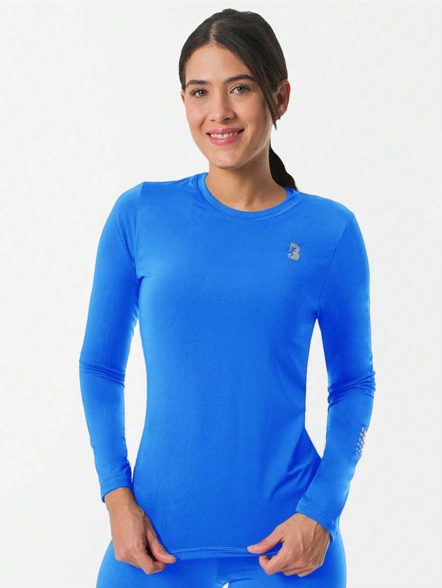 BLUSA MANGA LARGA DAMA - Azul - Ver 1