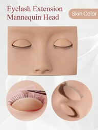 SONG LASHES Song Lash Mannequin Head For Eyelash Extension With Practice Silicone Mannequin Head Lashes Extensions Cosmetic Model Supplies