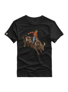 Camiseta Boys do Country - 47 - Preto - Visão 1