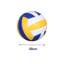 國中生4號排球,經典黃白藍排球 - 藍色 - 查看 6