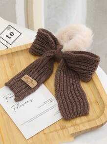 2 件新品针织蝴蝶结发圈发带女士可爱情人节 - 彩色 - 查看 5