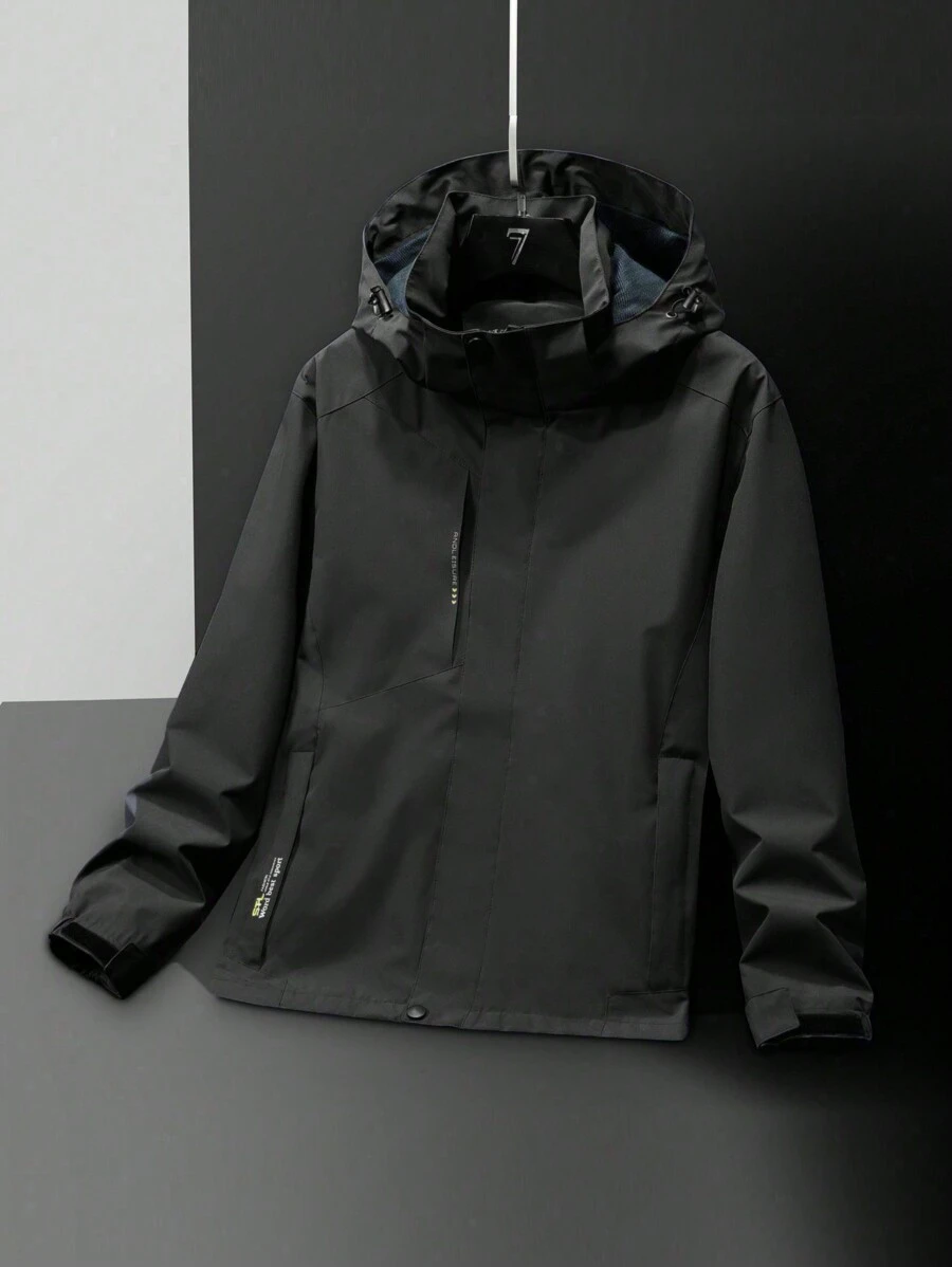 2023全新款戶外防風防水男士帽風衣,適用於休閒、徒步旅行、旅遊和運動健身服