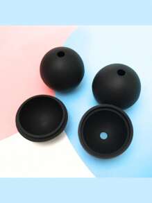 1pc Silicone Ice Roller For Face And Eye, Ice Face Roller, Facial Beauty Ice Roller Skin Care Tool, Suitable For Massaging And Shrinking Pores - Black - View 3