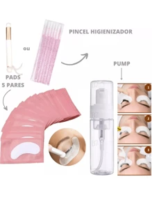 Eyelashes Set - สีเทา - ดู 10