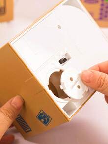 1 件創意趣味新奇塑膠存錢罐卡通動物小貓偷錢減壓存錢罐電動存錢筒室內桌面裝飾品生日禮物 - 彩色 - 查看 4