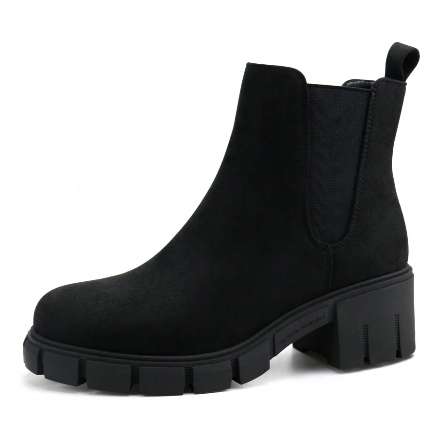 Botines y botitas para mujeres - Ante negro - Ver 1