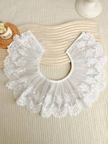 1pc Baby Adjustable 2-Level Waterproof Saliva Bib, Elegant For Everyday Outdoor Use