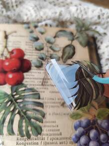 20pcs/1pack Vintage Plants Flower Decorative PET Leaves Stickers Retro Diy Handbook Material Scrapbooking Label Diary Journal Planner - Multicolor - View 4