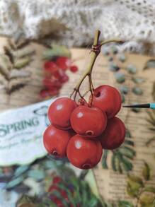 20pcs/1pack Vintage Plants Flower Decorative PET Leaves Stickers Retro Diy Handbook Material Scrapbooking Label Diary Journal Planner - Multicolor - View 3