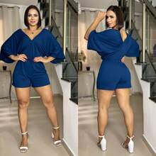 Women Jumpsuits - Navy Blue - View 5