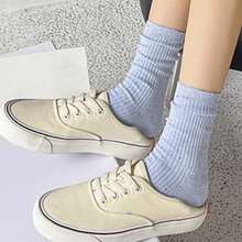 5 Pairs Colorful Polka Dot Socks, Comfy & Breathable Mid Tube Socks, Women'S Socks - Multicolor - View 4