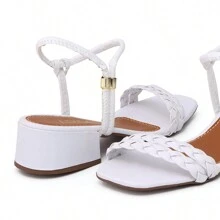 Women Heeled Sandals - 白色 - 查看 3
