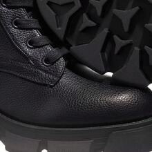 Guess Ankle Boots Black Lace-Up Boots - Black - View 4