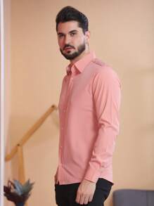 Men Shirts - Dusty Pink - View 5