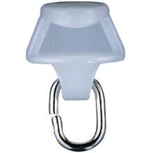 窗簾軌道滑輪掛鉤 - 白色 - 查看 5