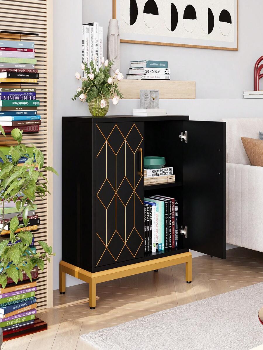 Storage With 2 Doors Sideboard Buffet With Storage