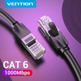 VENTION Category 6 Unshielded Cable Cat 6 Network Jumper PVC Ethernet Cable Is Suitable For RJ45 Devices Such As PCS, Laptops, Routers