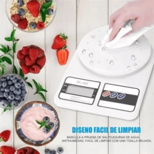High Precision Digital Kitchen Food Scale 5kg White Color - White - View 2