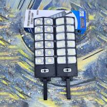 16000LM 太阳能 LED 灯 - 户外最强太阳能灯，720 个 LED，3 种模式，遥控，防水花园和路灯 - 黑色 - 查看 3