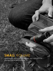 1入户外便攜式高清30x25微型單筒望遠鏡 - 黑色 - 查看 4