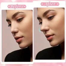 3pairs Nose Up Lifting Shaping Beauty Tool, Insertion Up Nose Invisible Nose Pad - Black - View 4