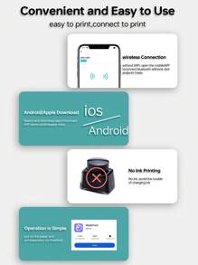 Giấy in trắng chống dính cho máy in mini - Nhiều màu - Xem 10