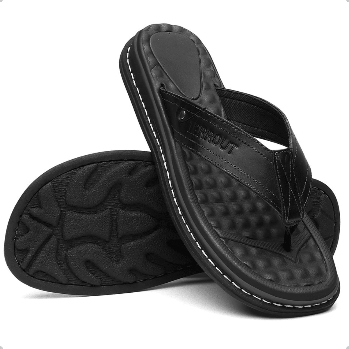 Men Flip Flops & Slides - màu đen - Xem 1