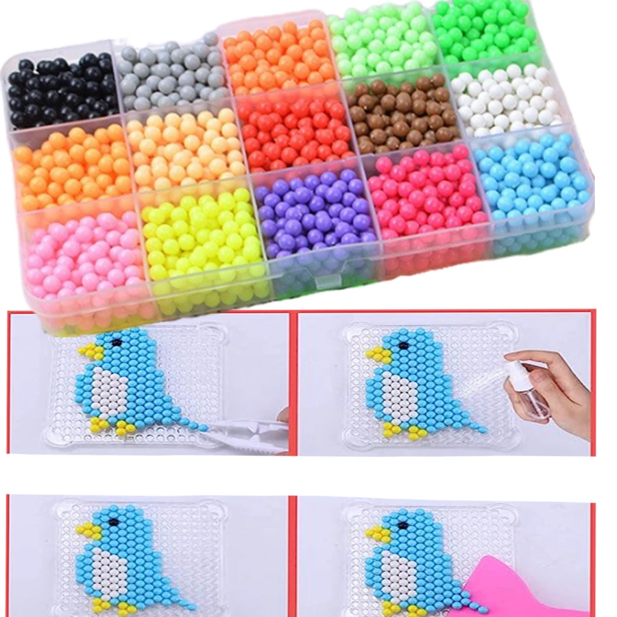 Kits Para Hacer Pulseras Cuentas Joyas Collar Regalo Agua - Multicolor - Ver 1