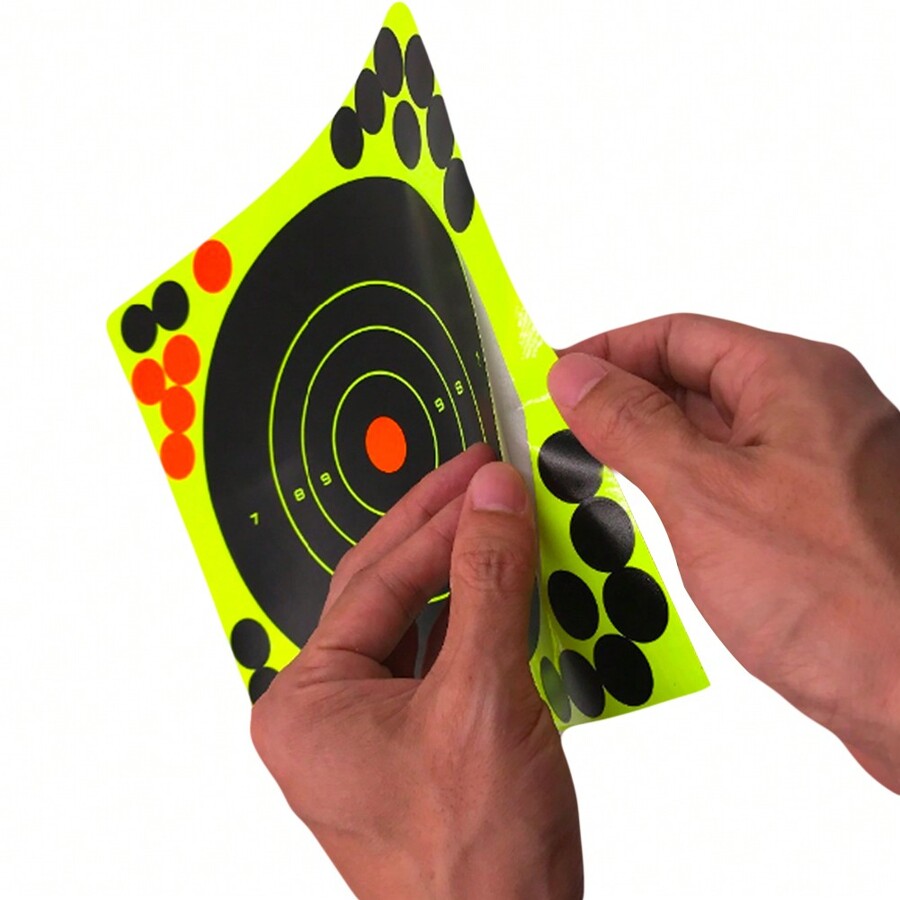 Ueasy 8 Inch Adhesive Reactive Shooting Targets Gun Rifle Pistol