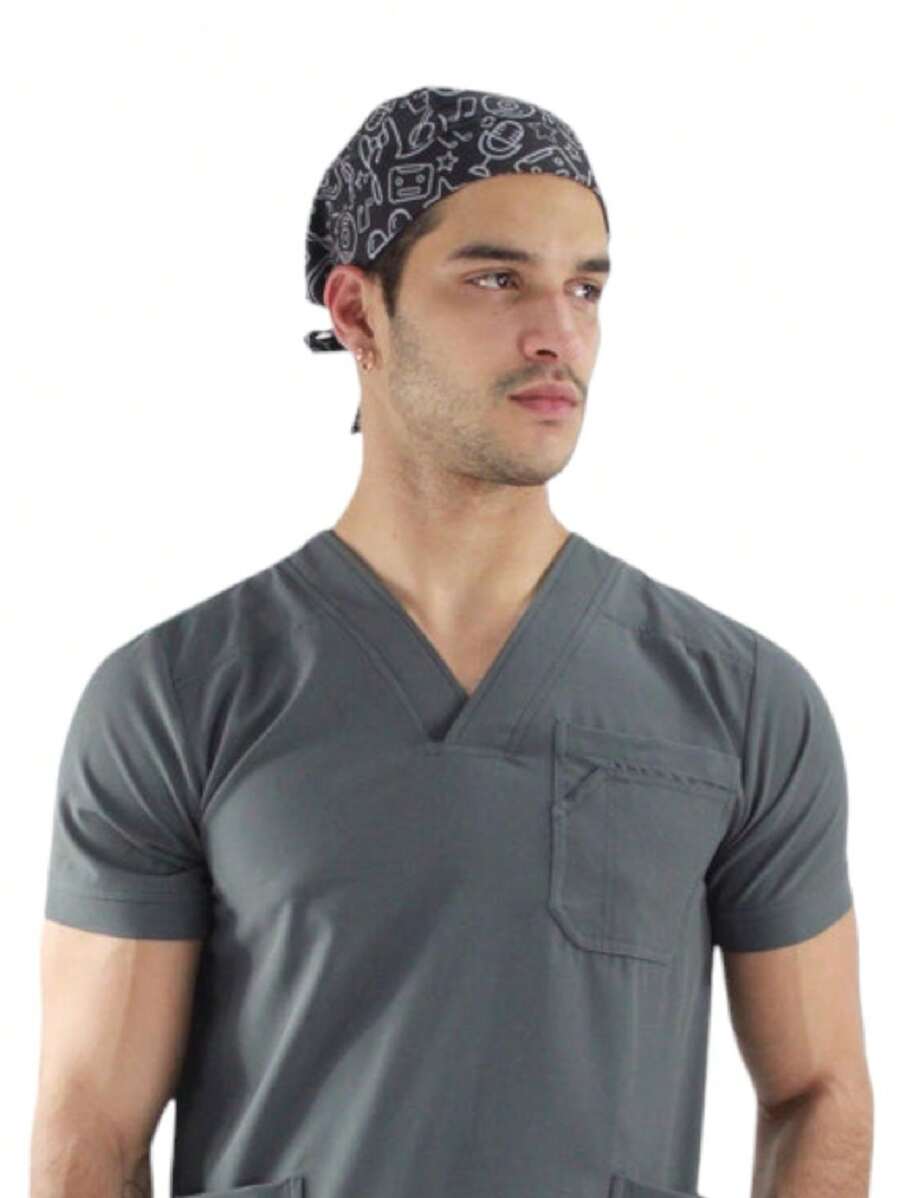 SOULMATE Gorro Médico Quirúrgico Para Hombre - Rock - Ver 1