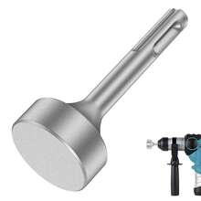 Ground Rod Driver 85mm Heavy Duty Steel Drill Bit Driver Wear Resistant Wide Compatibility Ground Rod Bits Socket for Rotary Hammer Drill Grounding Rods - Silver - View 12