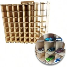 Rockkings Organizer For Hot W 64 Collection Carts Side Display - Beige - View 1