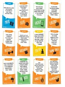 1 張 Totally Tober 成人飲酒遊戲飲酒派對卡片遊戲卡 - 彩色 - 查看 5