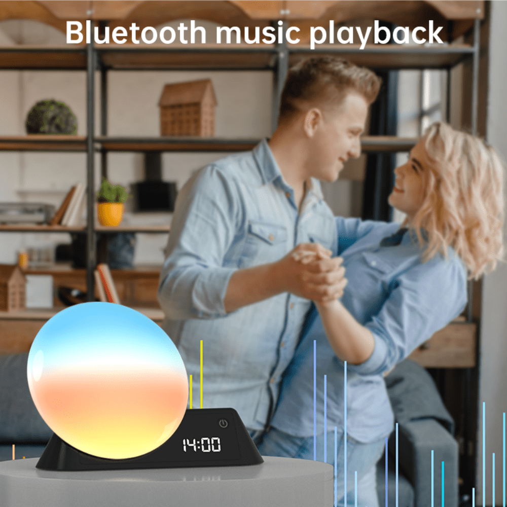 Simulated Sunrise Sunset Rainbow WakeUp Light Controlled By Smartphone