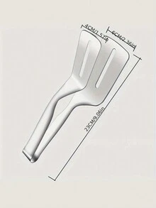 1個不鏽鋼鑊鏟炒魚鐵鍋鐵鏟,多功能工具 - 杏色 - 查看 3