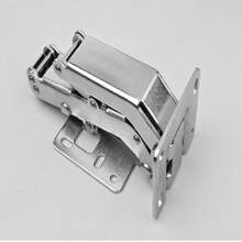 1pc 170 Degree No-Drill Hinge - White - View 5
