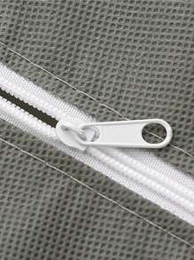 內衣收納盒,衣物收納和組織隔板適用於胸罩、襪子、t恤、內褲、船型短褲等物品(學生宿舍) - 米色 - 查看 10