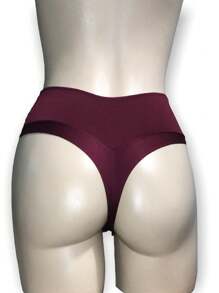 Women Thongs - Màu Đỏ Sâu - Xem 1